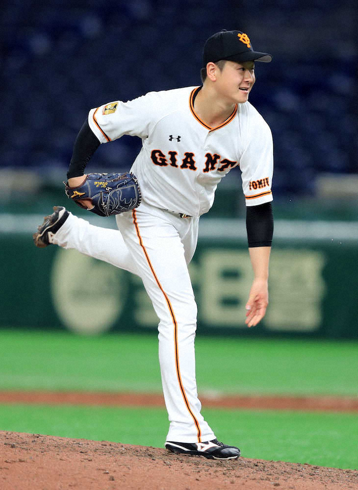 【画像・写真】巨人・中川　1回無失点、わずか9球で3人斬り「気持ちの入りが全然違いました」