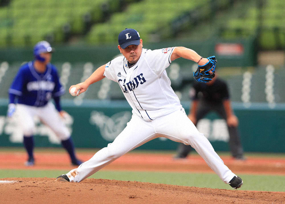 【画像・写真】西武・松坂、古巣・中日を1回無安打無失点　最速136キロも変化球冴える