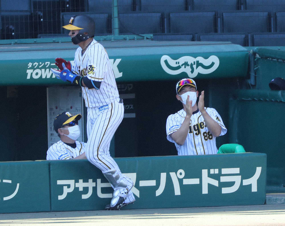 【画像・写真】阪神・北條　決勝2ランで遊撃譲らん！　開幕後も木浪と併用案　チームは止まらん！甲子園で6戦連発