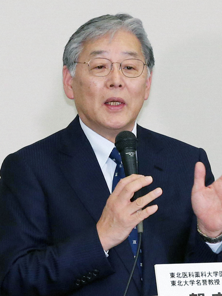 【画像・写真】専門家チームの賀来座長　“微陽性”「今後は使わないようお願いします」