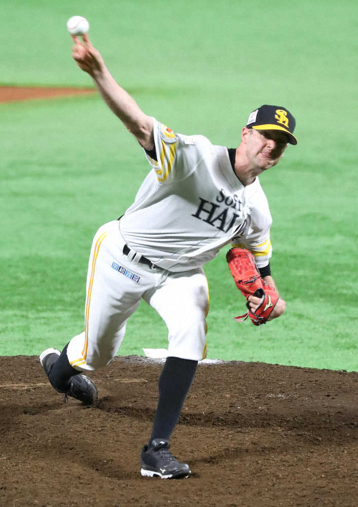 【画像・写真】ソフトB・高橋礼＆バンデン　ともに4回3安打零封　開幕ローテ入りへ工藤監督「まだ分からない」