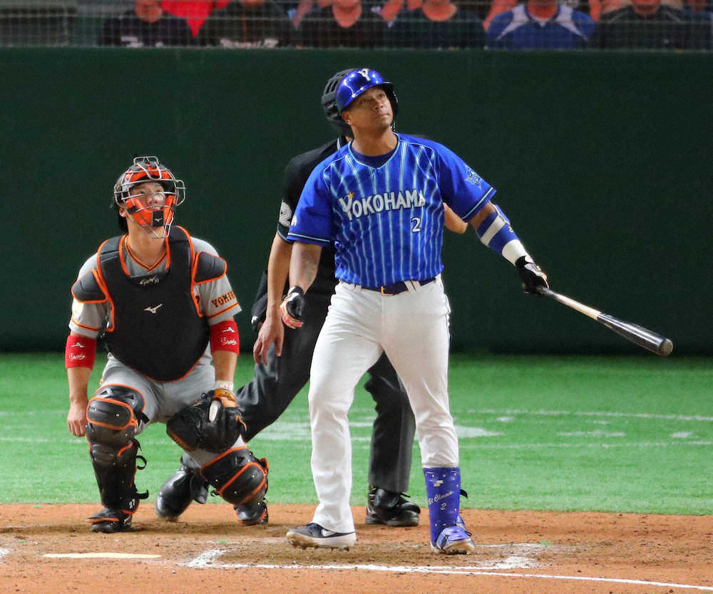 【画像・写真】DeNA・ロペス　5試合ぶり一発「完璧に捉えることができた」日米通算2000安打へ視界良好