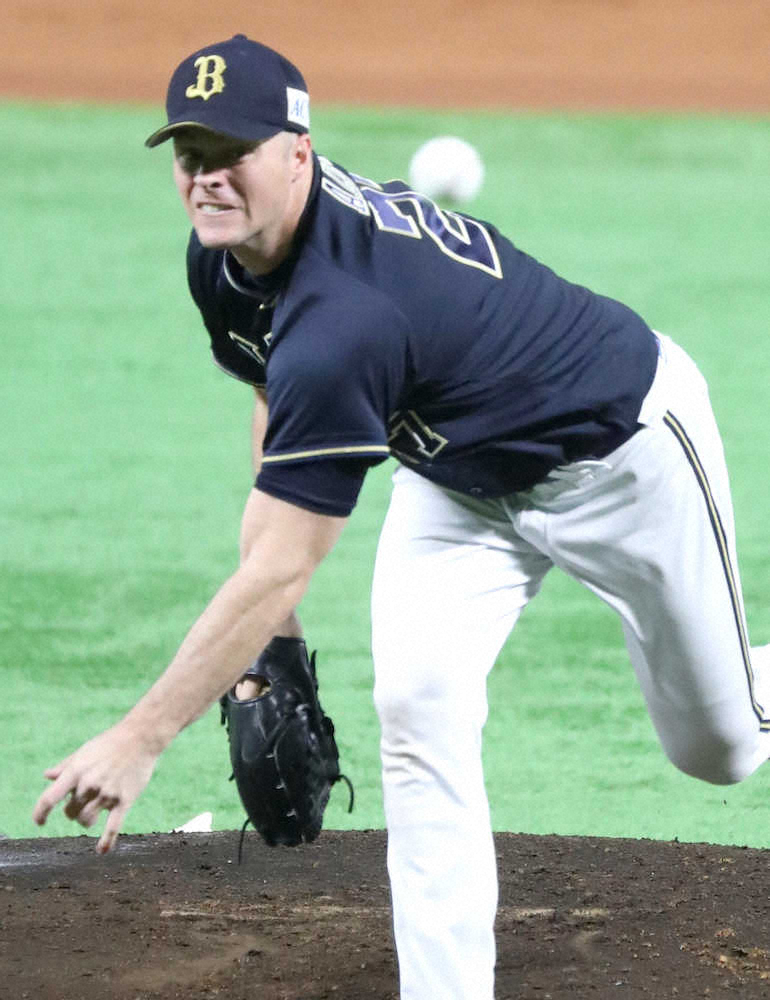 【画像・写真】オリックス先発・アルバース　的絞らせず5回途中2失点「いろいろな球種でカウント取れた」