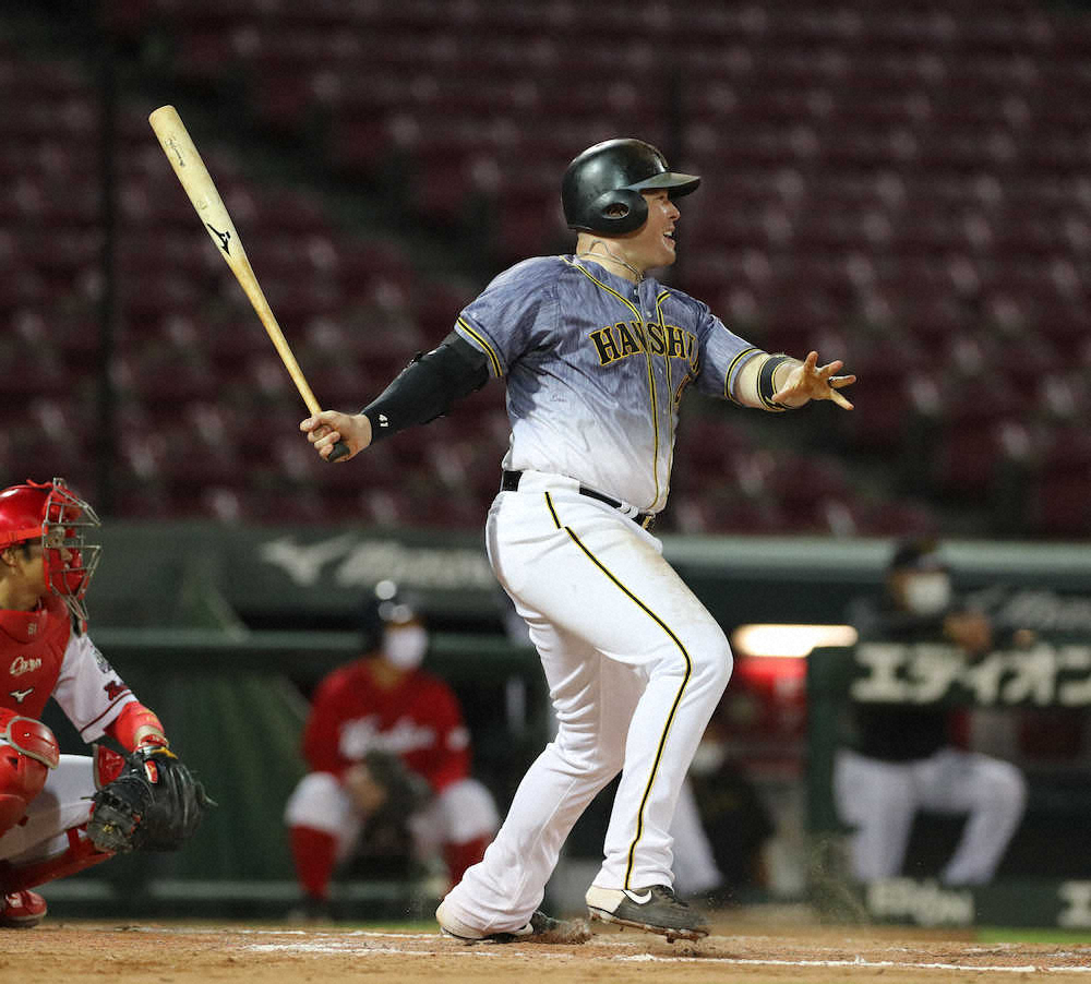 【画像・写真】阪神・ボーア　15打席ぶり安打！3戦連続アーチから一転、トンネル入ったが「いい感じで球見えている」