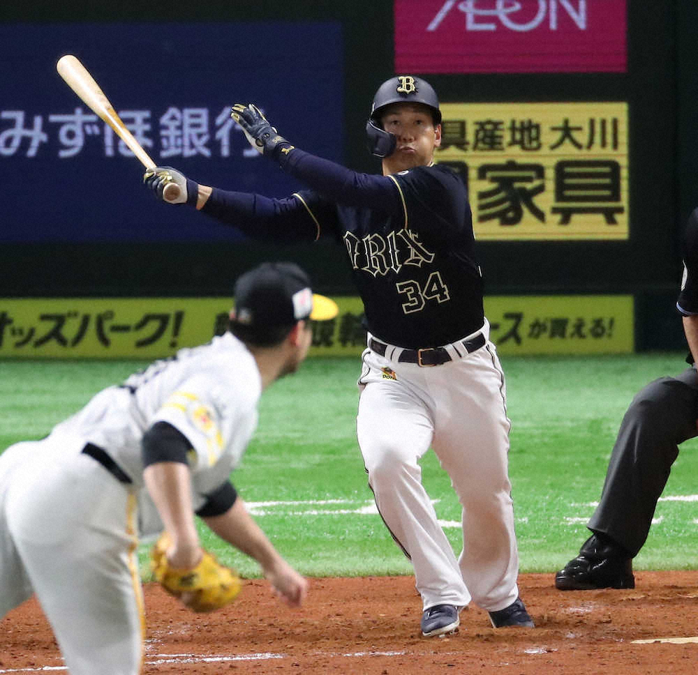 【画像・写真】オリックス・吉田正　満塁機に2点二塁打「還すことができて良かった」連日の快打