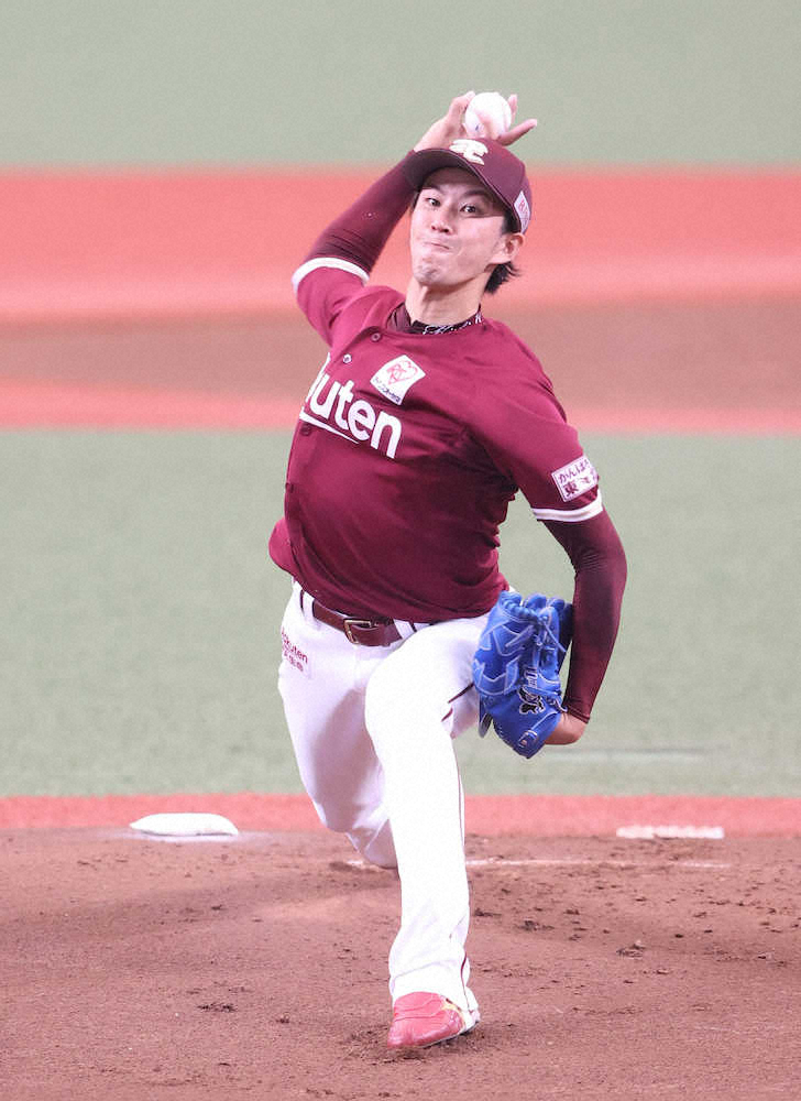 【画像・写真】楽天・岸　100日ぶり登板で1失点　腰痛で出遅れも「ちゃんと投げられたことはよかった」