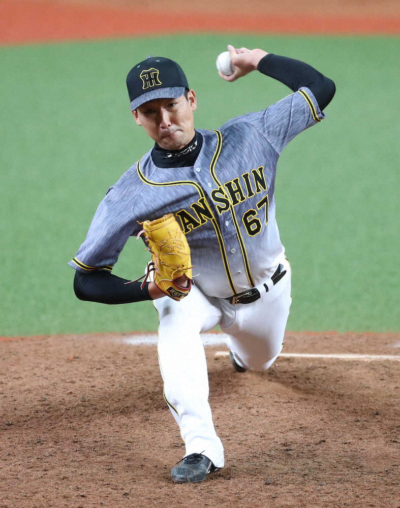 【画像・写真】阪神・岩崎　開幕間に合った！2週間ぶり実戦も1回無失点で不安払しょく