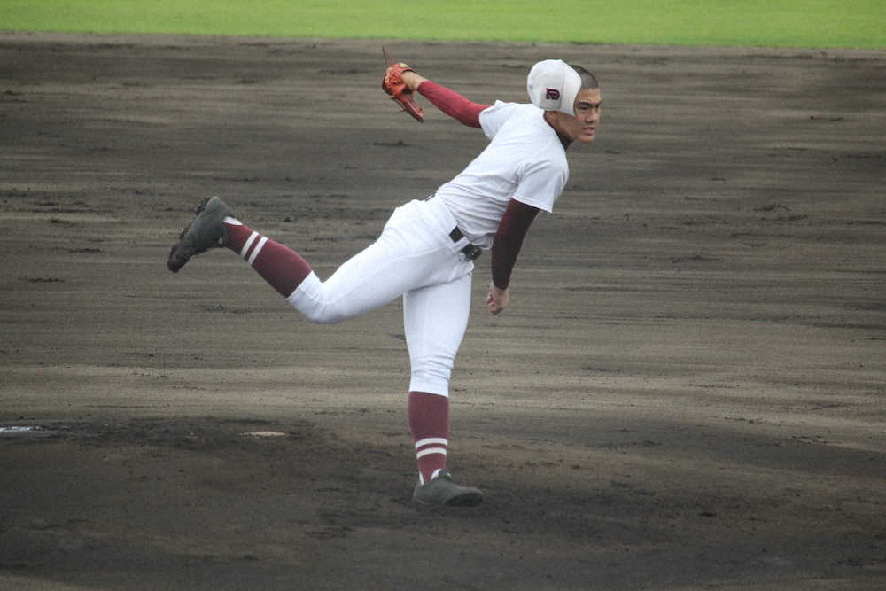 【画像・写真】常総学院・菊地が4回無失点　集大成のマウンドへ「感謝で一杯」