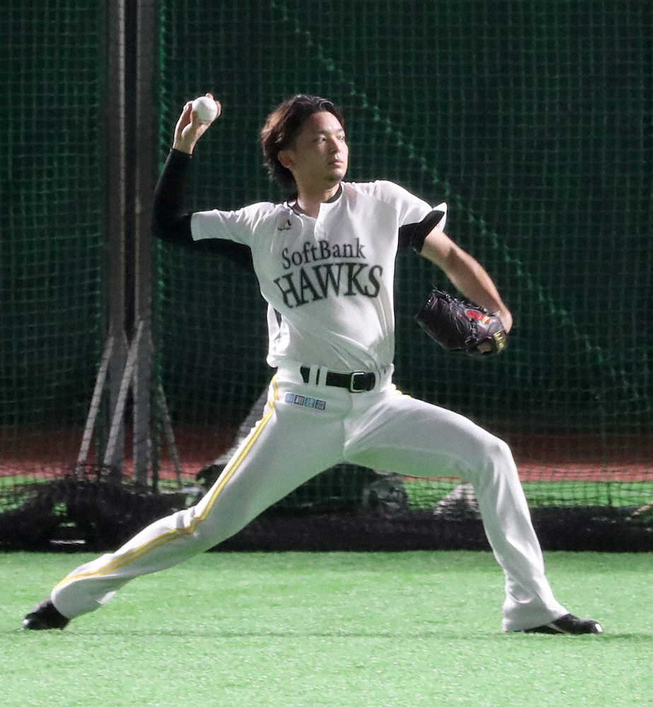 【画像・写真】ソフトB・東浜　初の開幕投手へ「相手どうこうより自分の投球を」