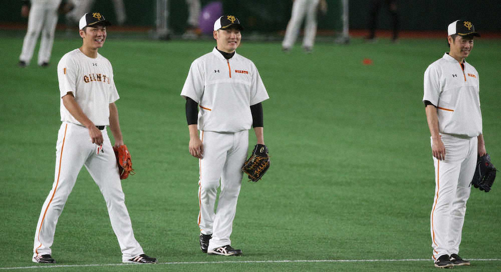 【画像・写真】巨人・坂本　開幕1軍に「感謝の気持ち持って戦う」　出場はコンディション次第…大城と1軍練習合流