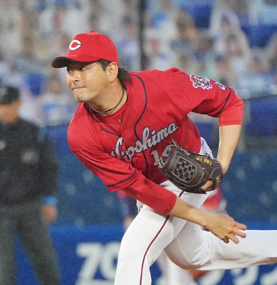 【画像・写真】広島・大瀬良　投打に大活躍!9回4安打1失点で開幕白星発進　嬉しいプロ初の本塁打も