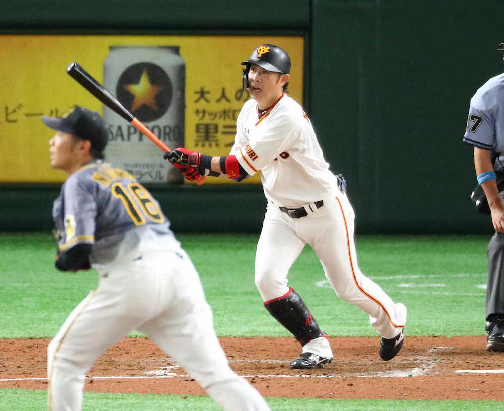 【画像・写真】巨人　野手最年長コンビ亀井＆中島で1点もぎ取る