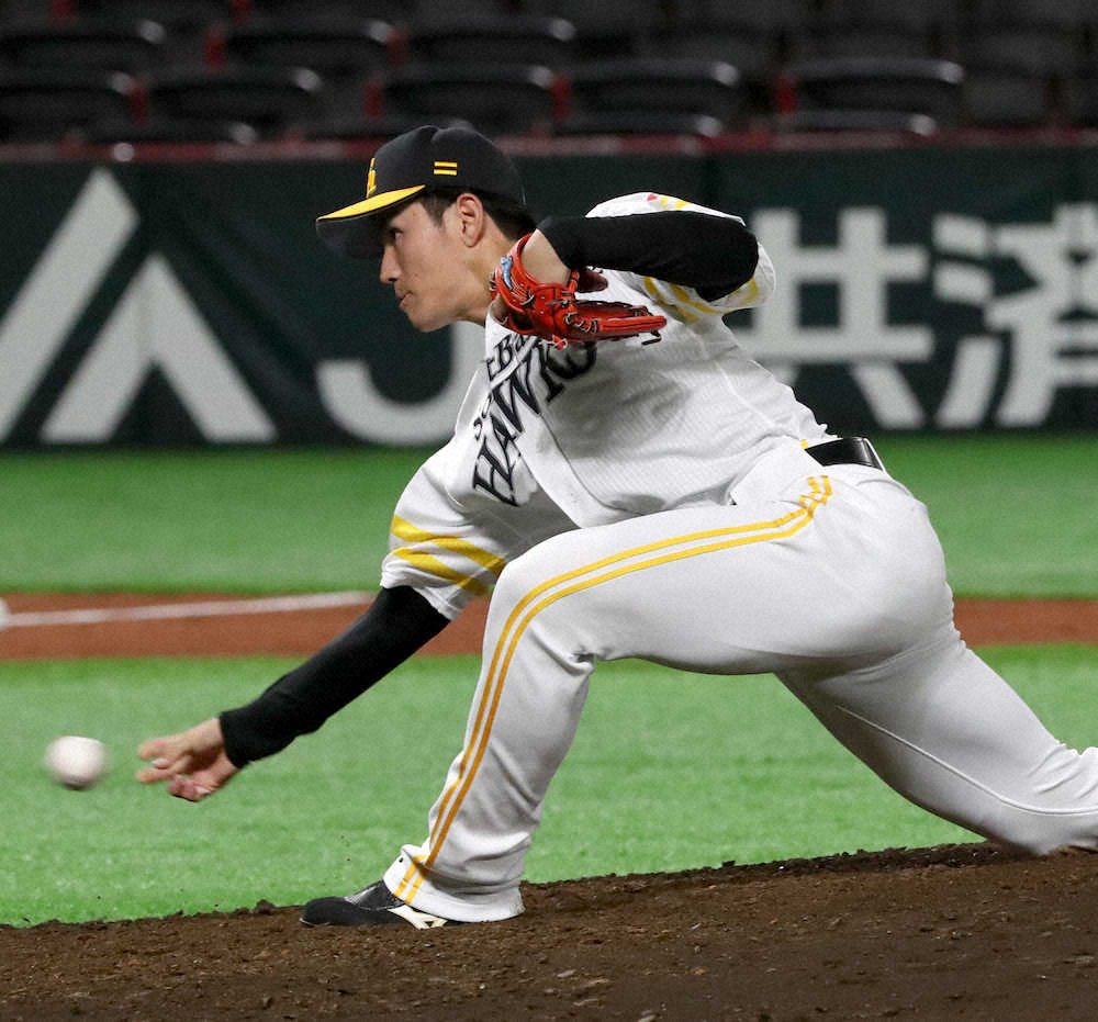 【画像・写真】ソフトB・高橋礼　10回から登板で今季初勝利「0点に抑えることができて良かった」