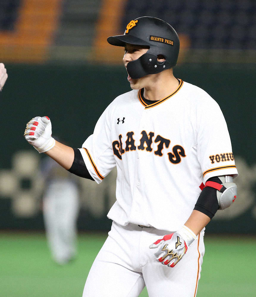 【画像・写真】巨人　北村、プロ初安打初打点！代打で貴重適時打　打者一巡猛攻で阪神を逆転