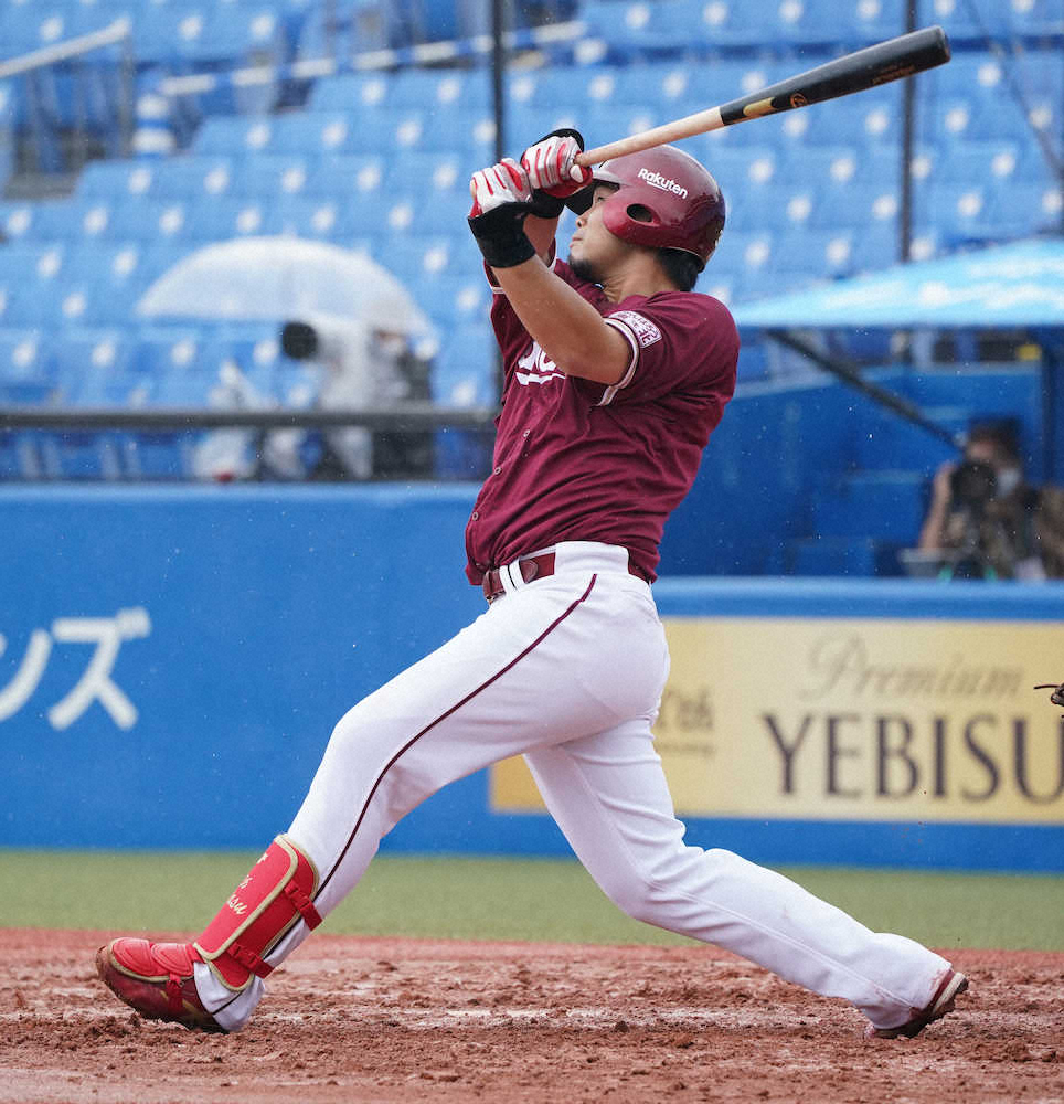 【画像・写真】楽天・内田が“山本討ち”の今季初打席初安打　三木監督「素晴らしい」