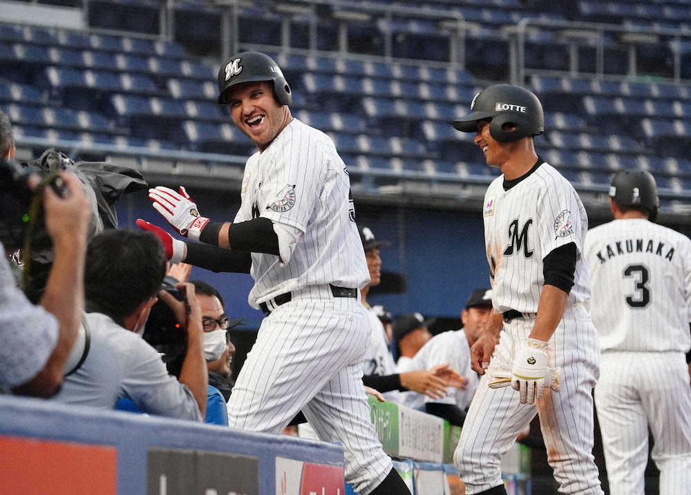 【画像・写真】ロッテ・レアード　2戦連発の先制3ラン「雪見だいふく」直撃でアイスひと夏分ゲットに歓喜