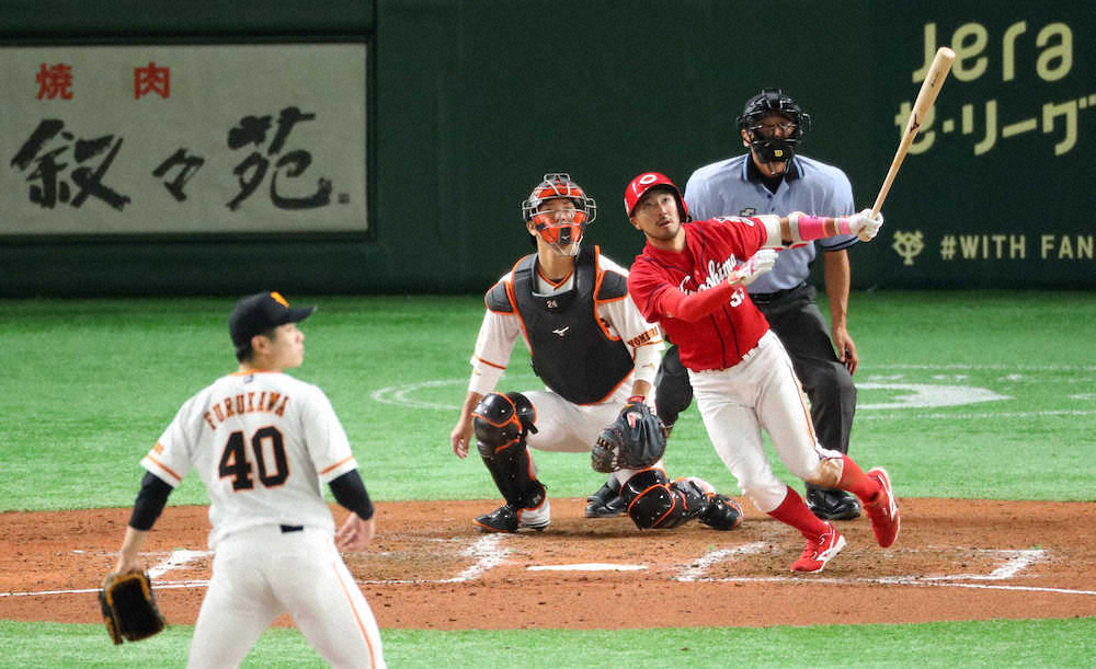 【画像・写真】広島　タナ2安打2打点＆キクお目覚め1号で勝利に貢献