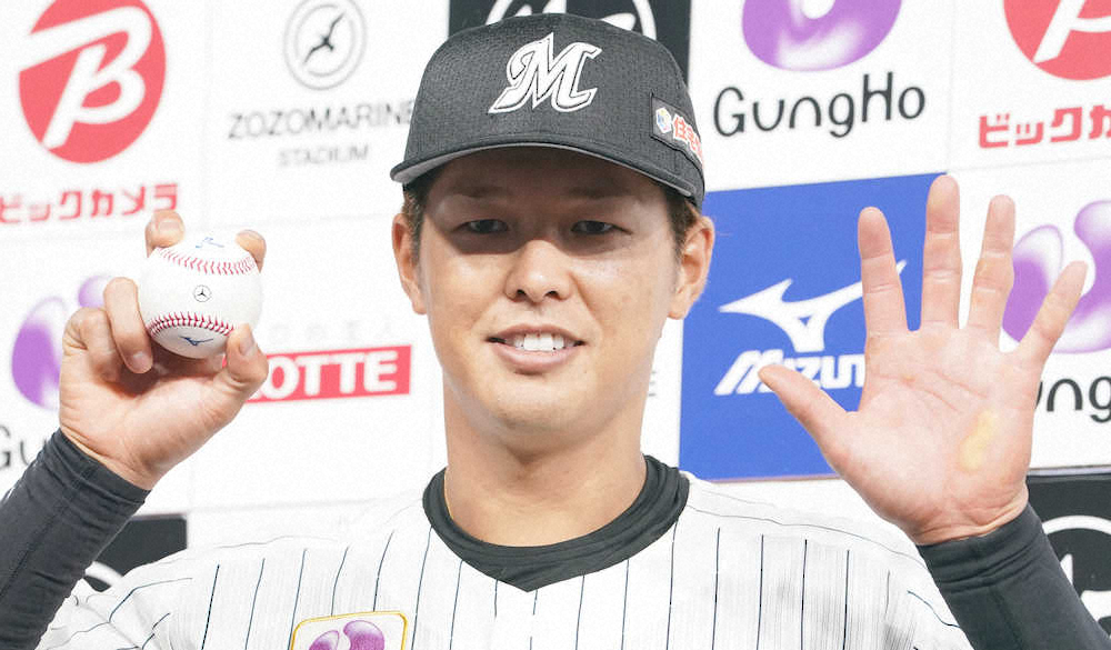 【画像・写真】ロッテ・中村奨　プロ6年目で初の満弾!井口監督　3年目で初5連勝＆単独首位だ