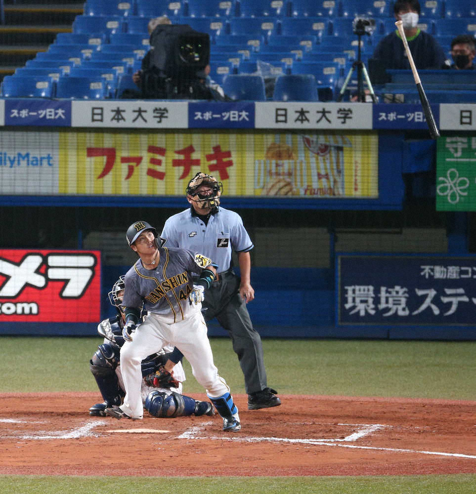 【画像・写真】阪神・梅野　2試合ぶり先発で今季1号「相手の1番良い球を打ち返すことができた」