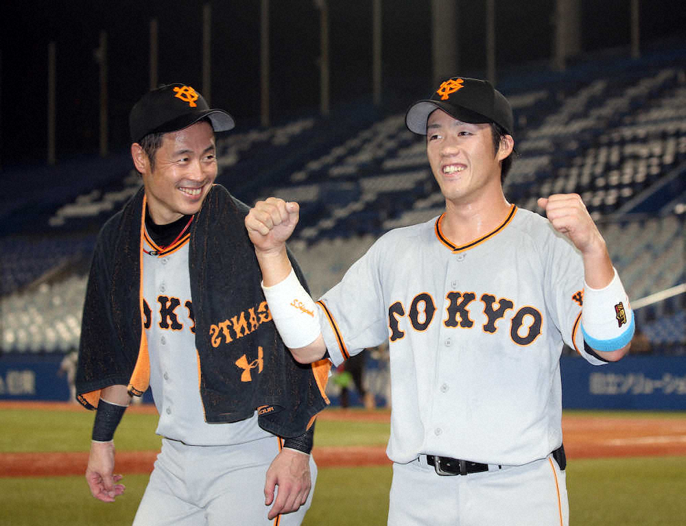 【画像・写真】劇的！巨人・重信、今季1号が代打逆転2ラン　無観客でも「声は僕たちに届いています」声援が力に