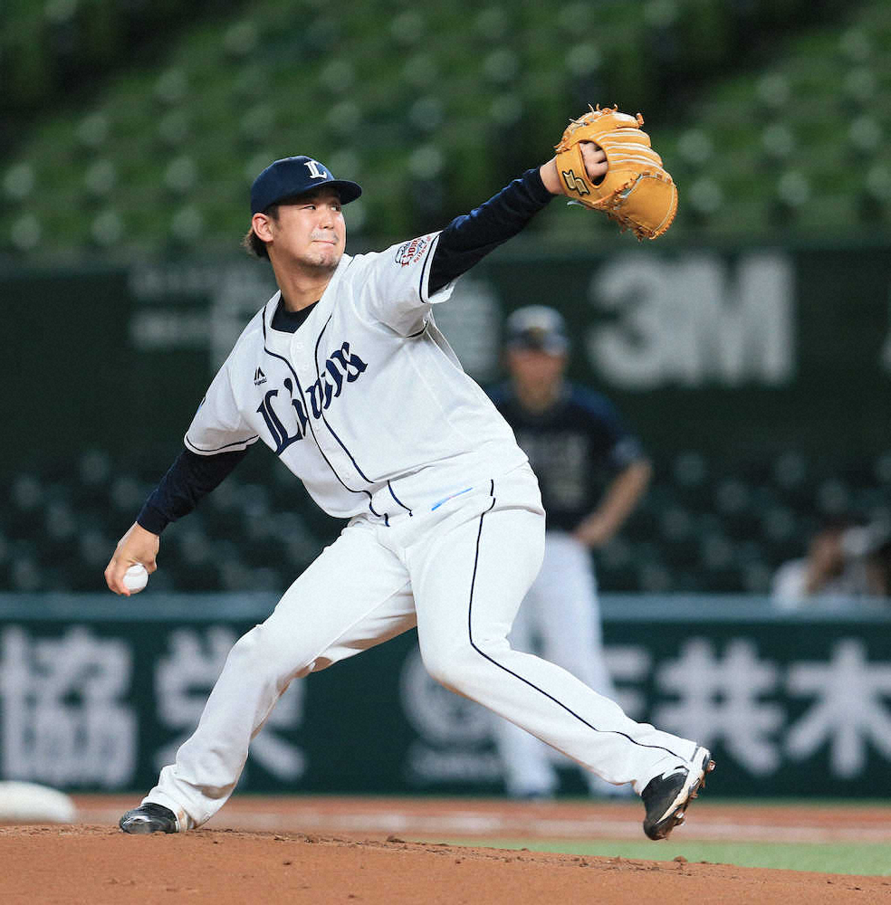 【画像・写真】＜西・オ＞西武先発・高橋光（撮影・尾崎　有希）