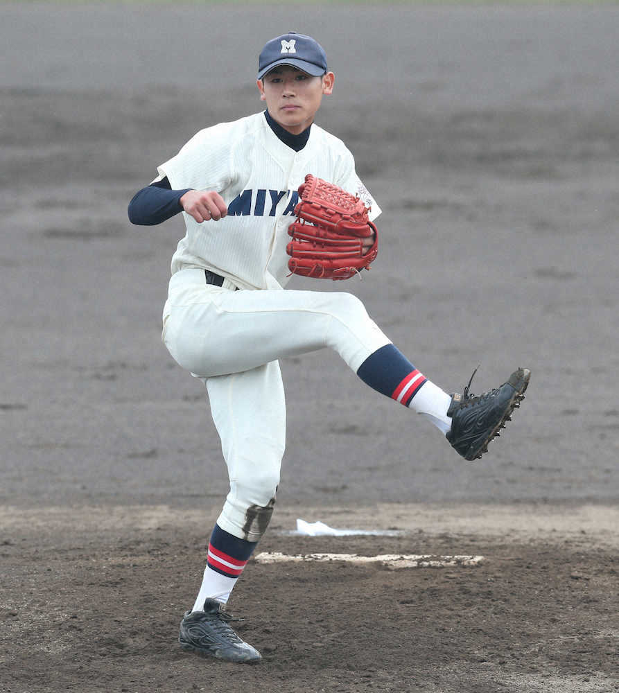 【画像・写真】宮古　代替大会一番星！阿部　4回1安打無失点＆打っても2安打2打点