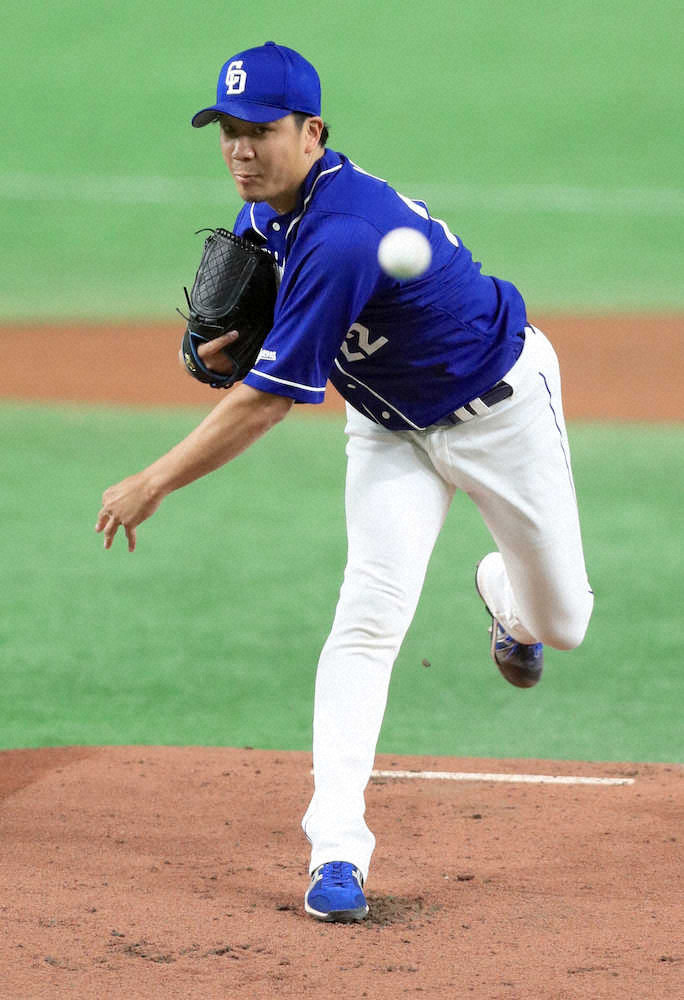 【画像・写真】中日・大野雄　7回2失点も無援、今季初勝利お預け「点を取ってくれるまでは0点で粘りたかった」
