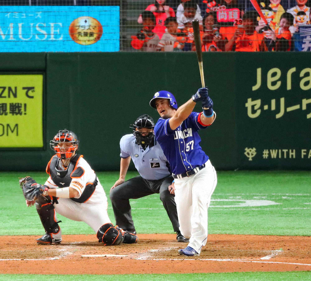 【画像・写真】中日　A・マルティネス　1軍デビューは菅野相手に粘るも三振「次のチャンスは結果出したい」