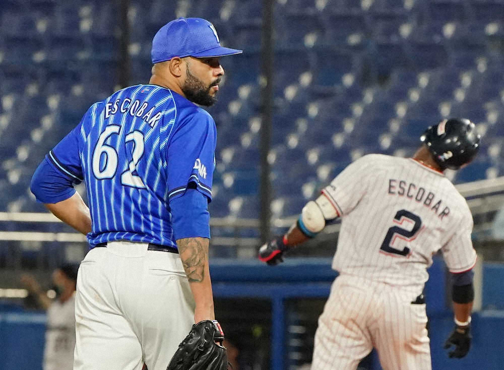 【画像・写真】エスコバー対決ついに実現！いとこ同士　DeNA左腕が154キロ剛球で右飛に打ち取る