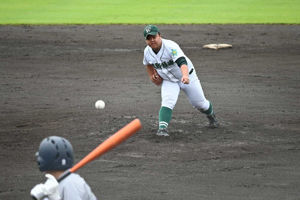 【画像・写真】遠野縁峰・菊池浩「悔いはないです」真っ向勝負で5回投げ抜く