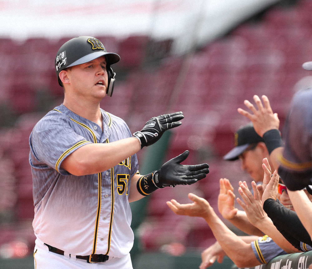 【画像・写真】阪神・サンズはトドメ弾　6.27劇弾以来18打席ぶり2号