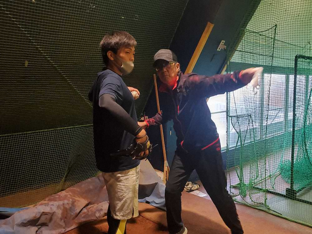 【画像・写真】森繁和氏　中日監督退任後初！強豪クラブチームの選手指導　