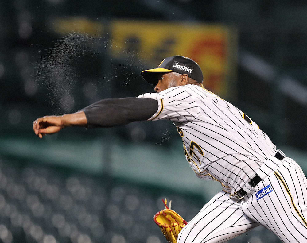 【画像・写真】阪神・ガルシア　6回無失点、1安打投球で勝利貢献　岡本にはリベンジ成功