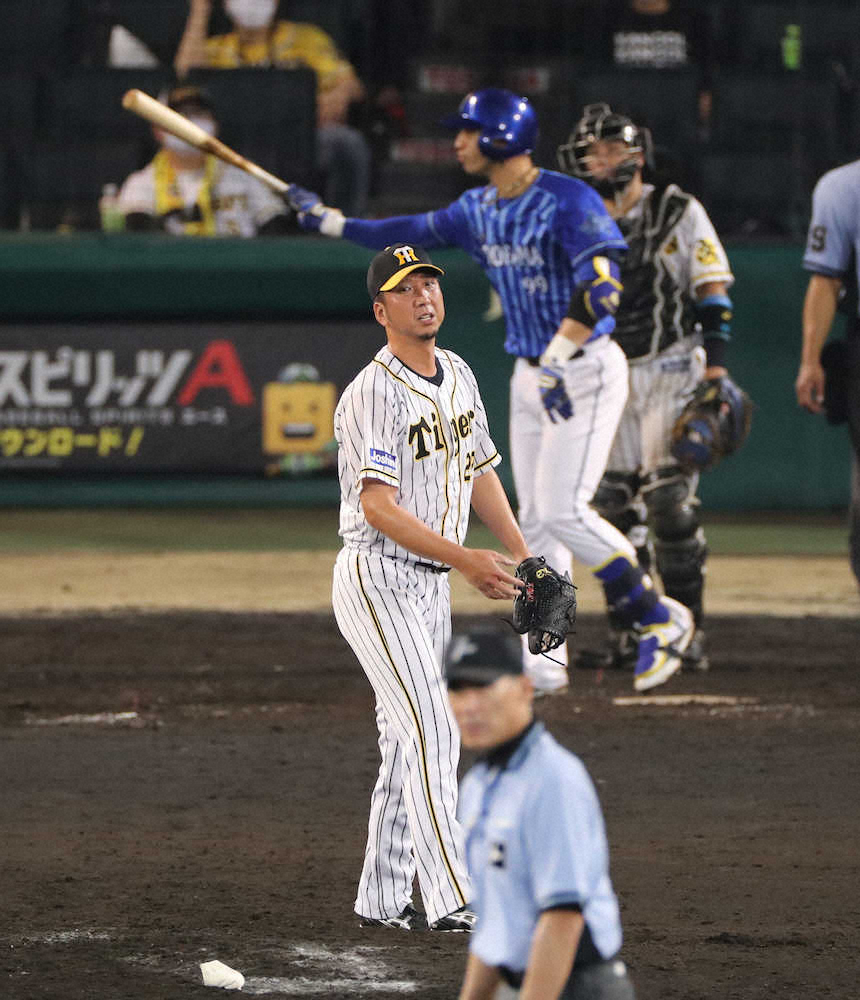 【画像・写真】阪神9回に暗転　守護神・藤川がリード守れず…今季5試合登板中4試合で失点　西勇2勝目消えた