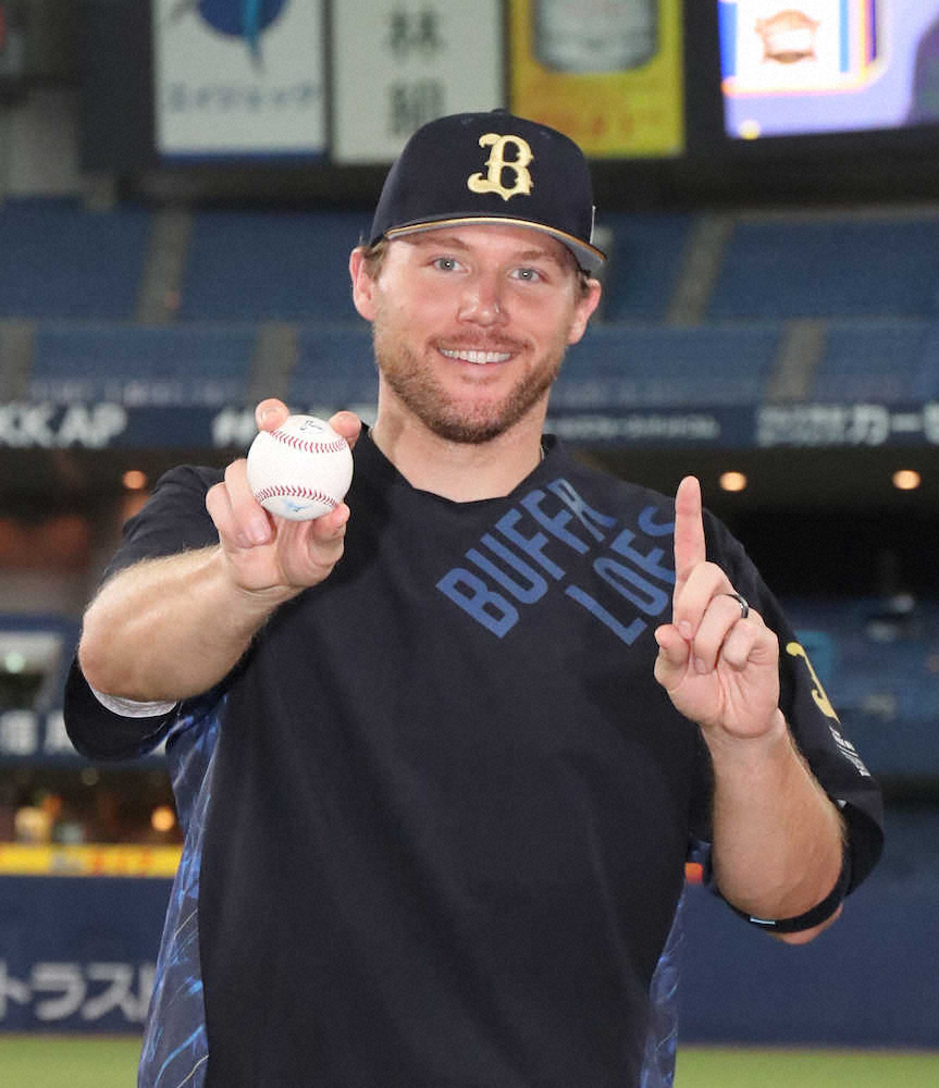 【画像・写真】オリックス有観客試合2連勝　ヒギンス　うれしい来日初勝利「日本でやっていく自信はついている」
