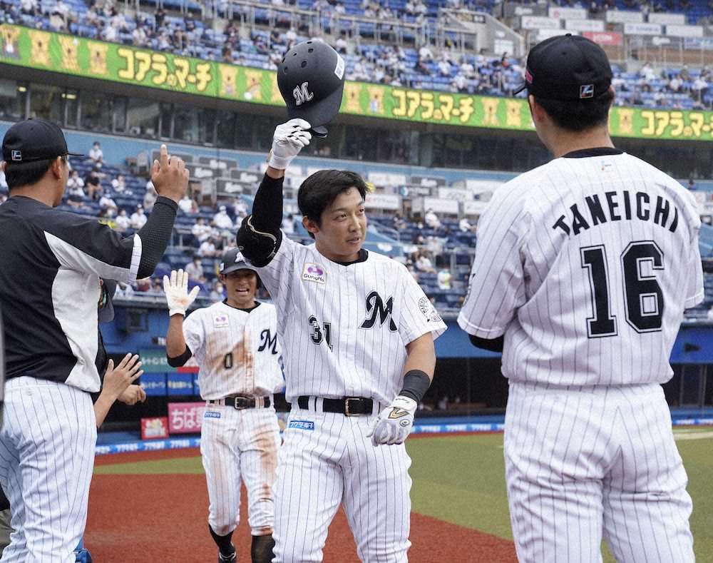 【画像・写真】ロッテ　初回2発援護　菅野は今季1号　アジャ2戦連発