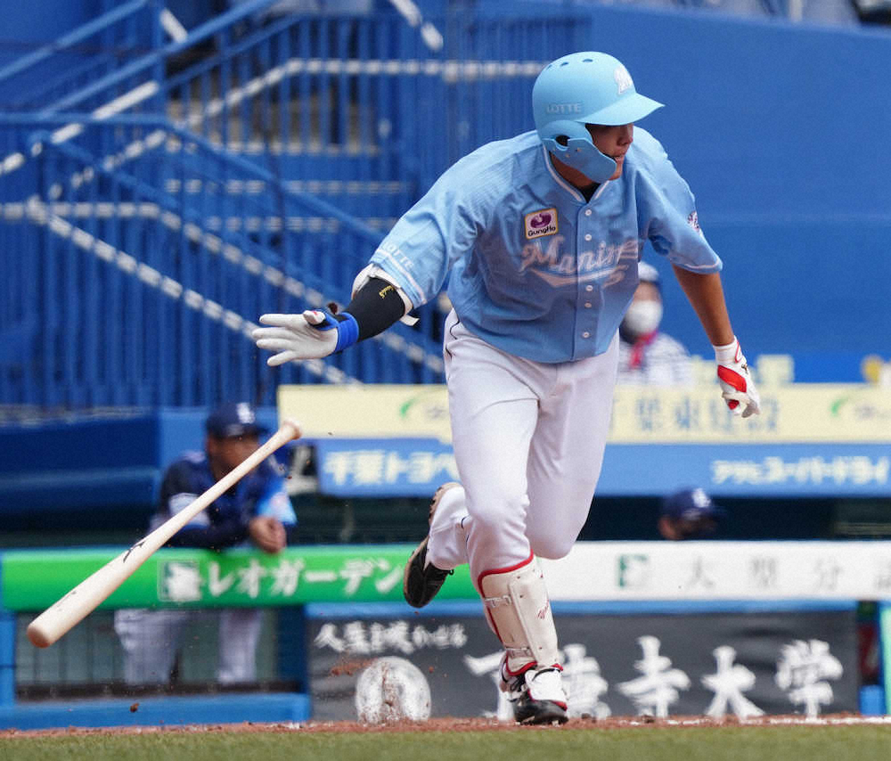 【画像・写真】ロッテ・安田が同点適時打　4戦ぶり打点「早い回で追いつくことができてよかった」