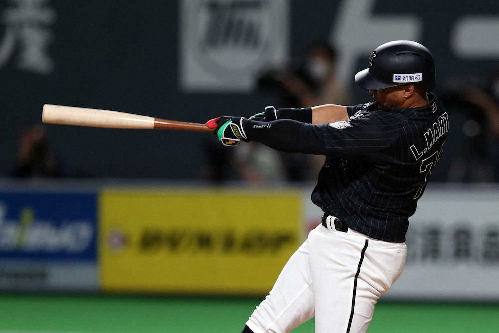 【画像・写真】ロッテ・マーティン　2戦連続弾は逆転3ラン「完璧な当たりだったよ」