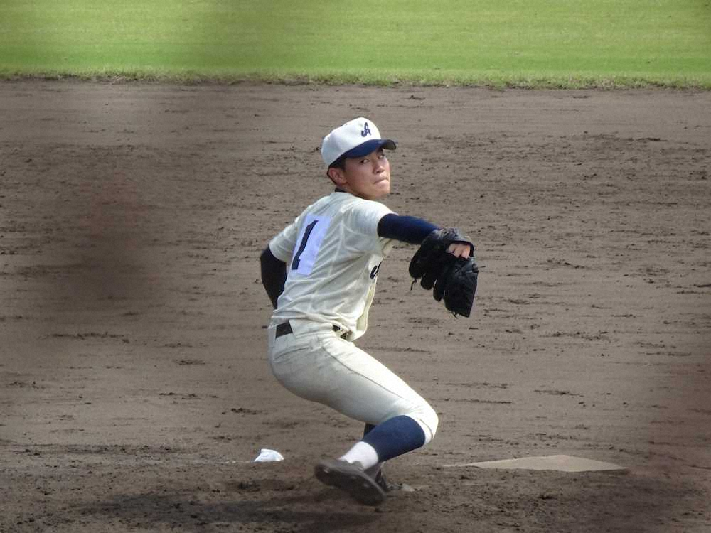 【画像・写真】県尼崎の好左腕・矢野克真が9Kで強敵撃破「この大会で声がかかれば」