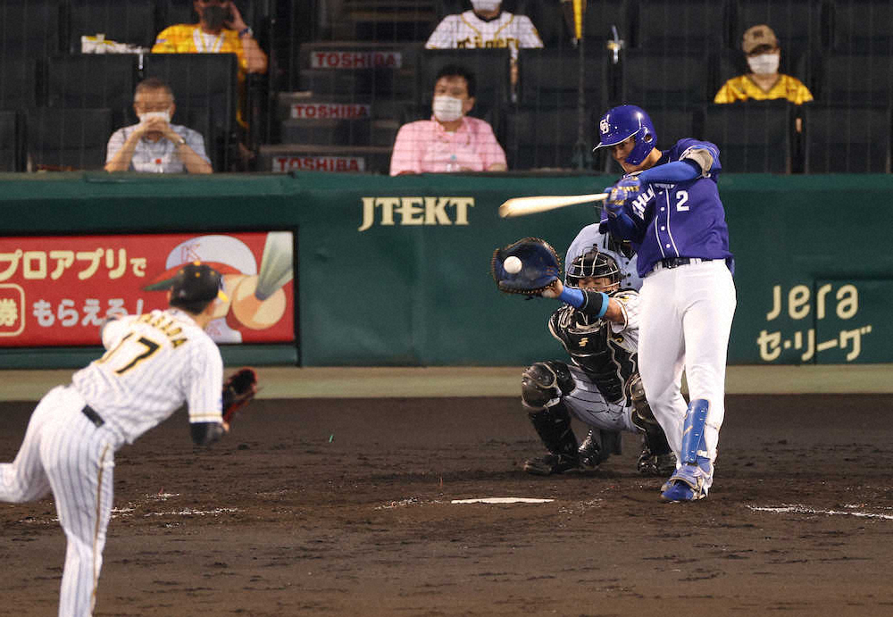 【画像・写真】中日ドラ1・石川昂　2戦連続スタメンも無安打、高い軌道の中飛に明るい兆し