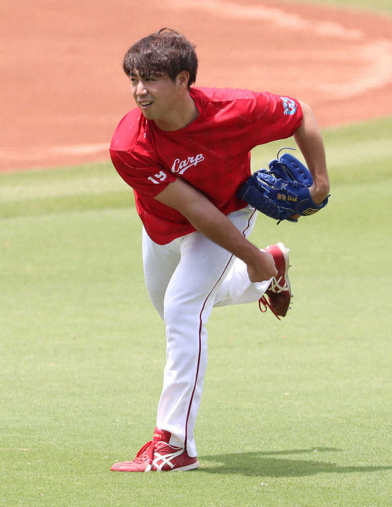 【画像・写真】広島・野村、さあ巻き返しだ！22日今季初先発で“屈辱”晴らす「勝つしかない」