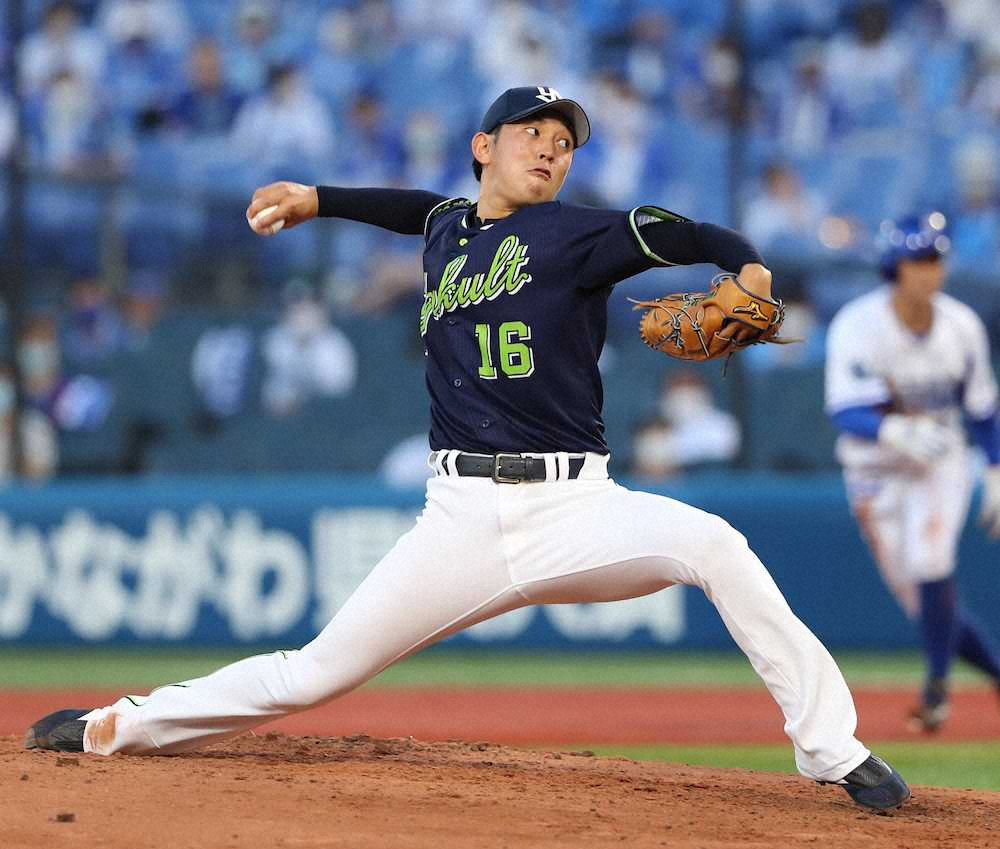 【画像・写真】ヤクルト・原、今季初勝利！粘り強く5回3失点　DeNAは昨年4月以来の6連敗