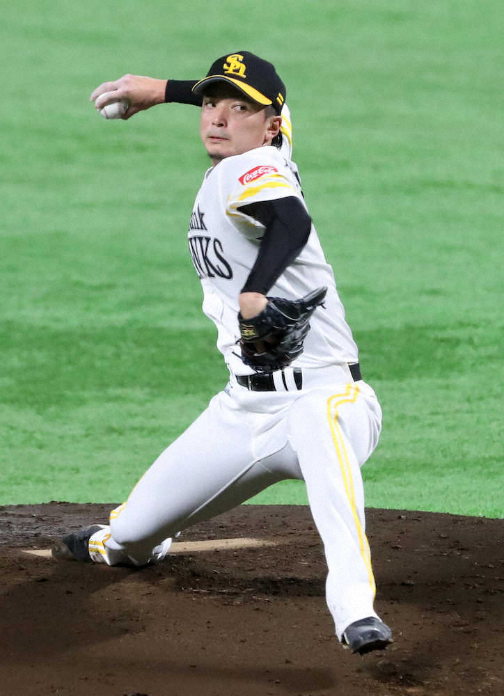 【画像・写真】ソフトバンク　今季初の単独首位！東浜　今季最長7回1失点で2勝目　防御率はリーグトップ1・91