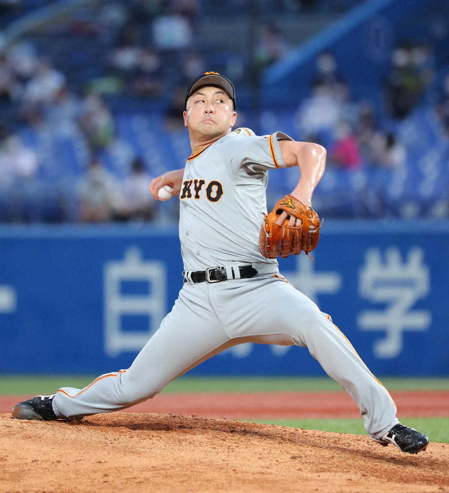 【画像・写真】緊急先発の巨人・沢村　4回途中2失点でお役御免、1死満塁ピンチで降板　リリーフ大江が2球でピシャリ