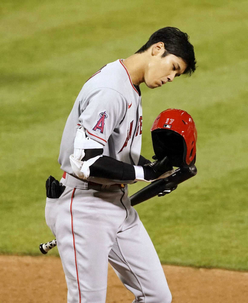 【画像・写真】エンゼルス・大谷　二刀流復活へまずは快音!今季初打席で日米通算500安打