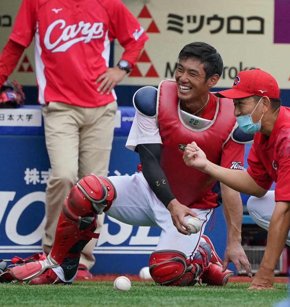 【画像・写真】広島・中村奨　待望のプロ初昇格　2軍戦で打率・339「少ないチャンスで結果残せるように」