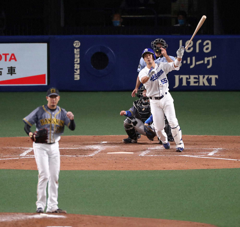 【画像・写真】中日・福田　待望の今季初アーチ、92打席目で快音　3日遅れの32歳誕生日祝砲