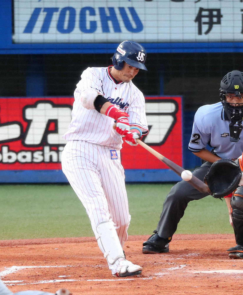 【画像・写真】ヤクルト　坂口の先頭打者弾などで初回から反撃