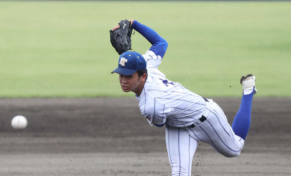 【画像・写真】健大高崎、逆転で初戦突破　左腕エース・下、投打に活躍　スカウト陣も評価