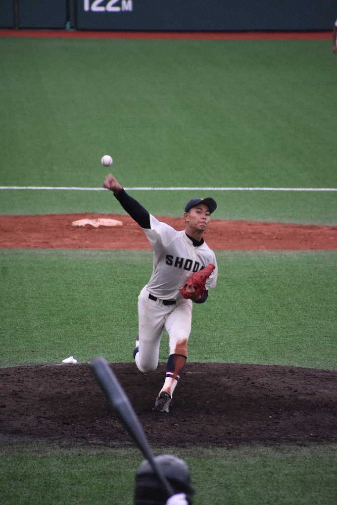 【画像・写真】大商大高2年・大槻、圧巻8回12K零封！自粛期間中に下半身強化「自分が一番やってきてんぞ、と」